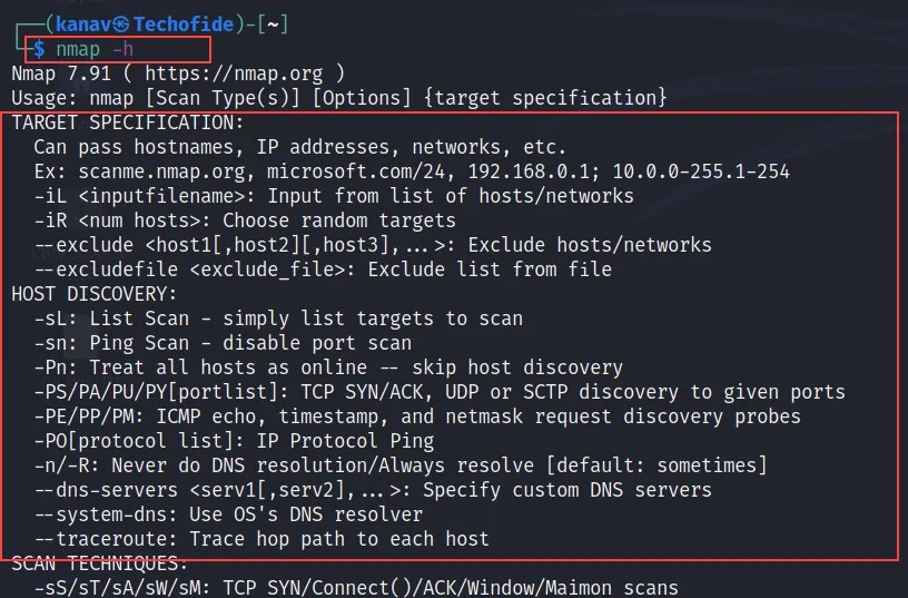 Nmap Commands How to Use Nmap Tool [Nmap Cheat Sheet]