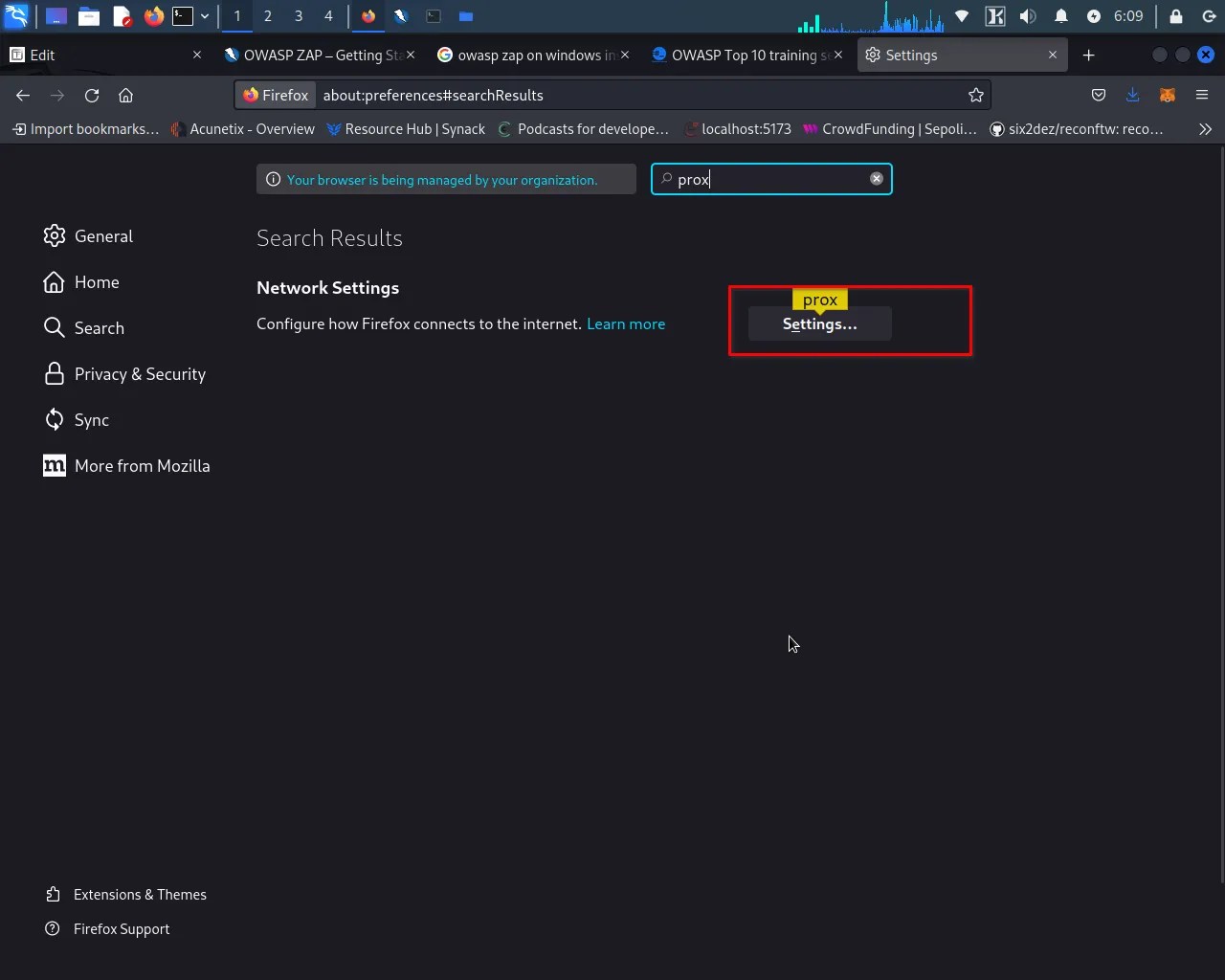perform vulnerability scan using OWASP ZAP with setup