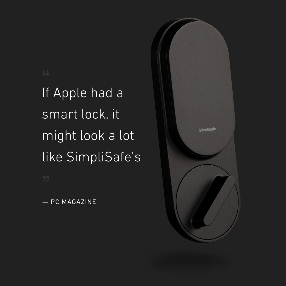 SimpliSafe Smart Lock TecHome Brilliance Awards