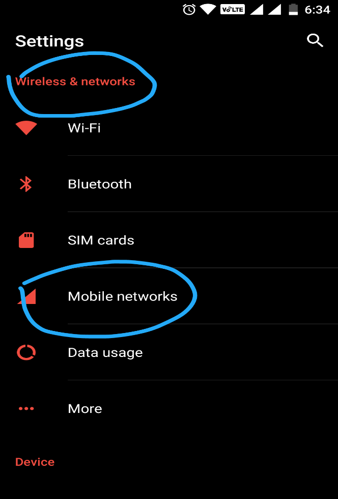[SOLVED] Mobile Network Not Available on Android