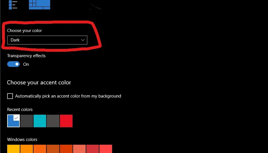 How to Enable Dark Mode in Windows 10 Techozu