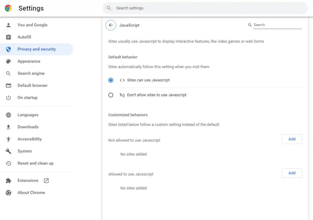 How to Turn Off Javascript in Chrome Techozu