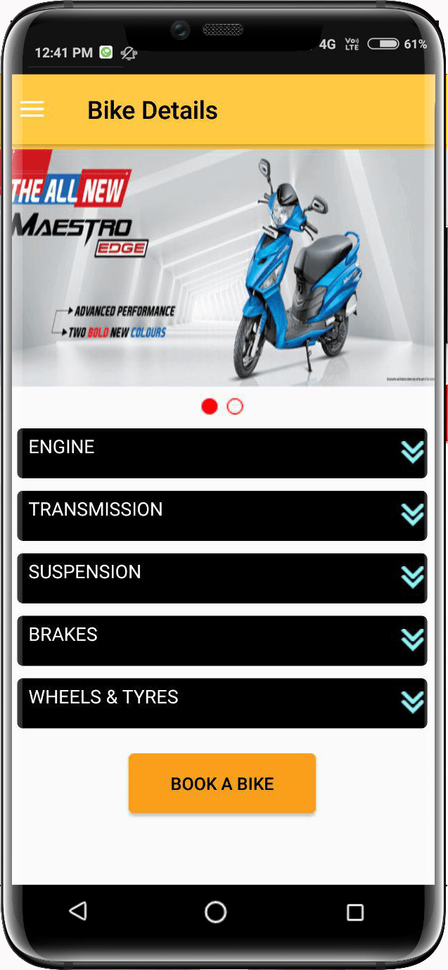 SARATHI Online Vehicle Booking Application TechPCL A brand and