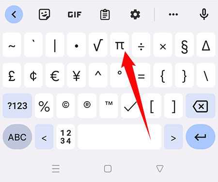How to Type the Pi Symbol (π) on Your Computer or Mobile Phone Tech