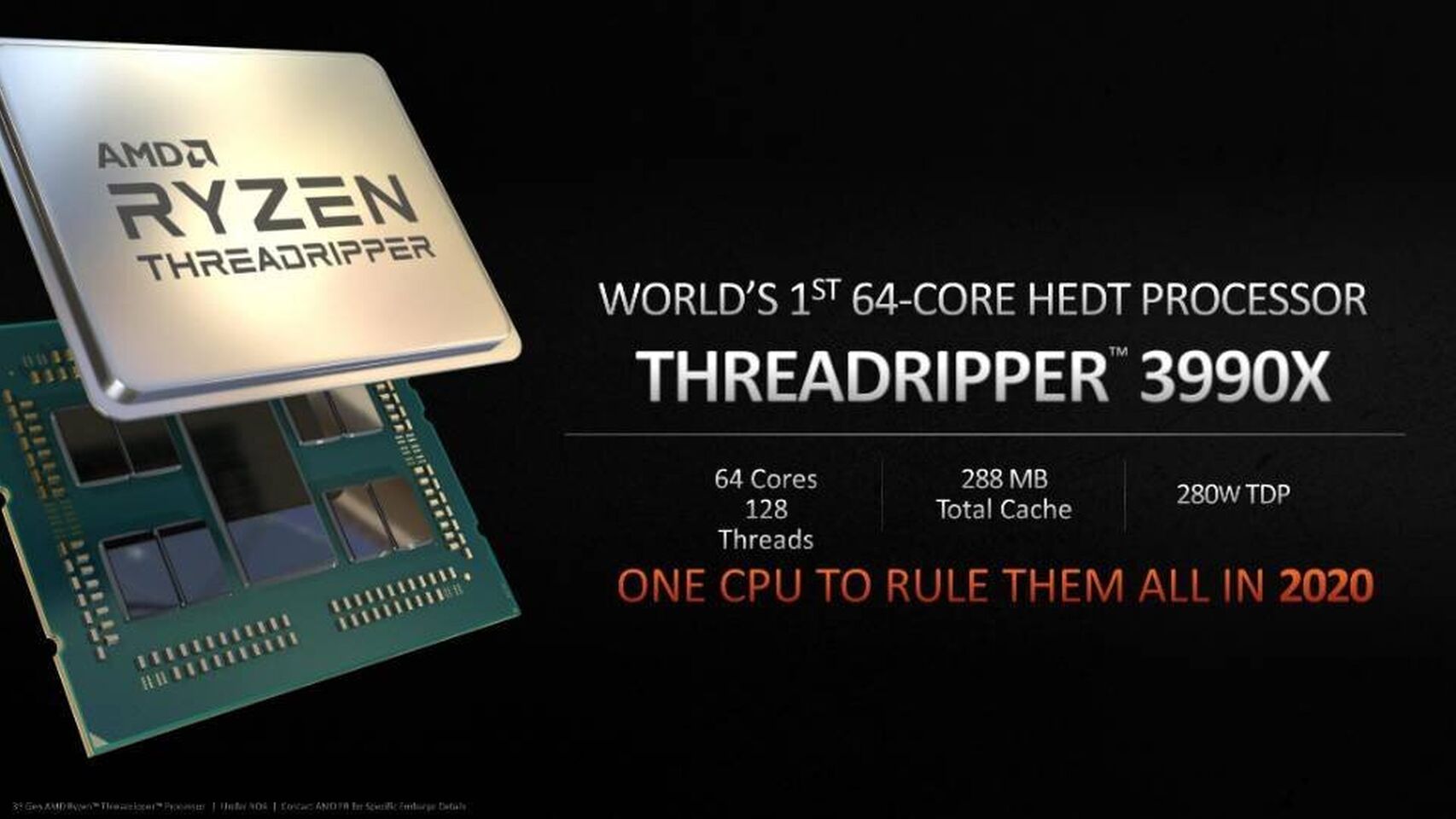 The new AMD processor is a true 64core monster that can destroy Intel