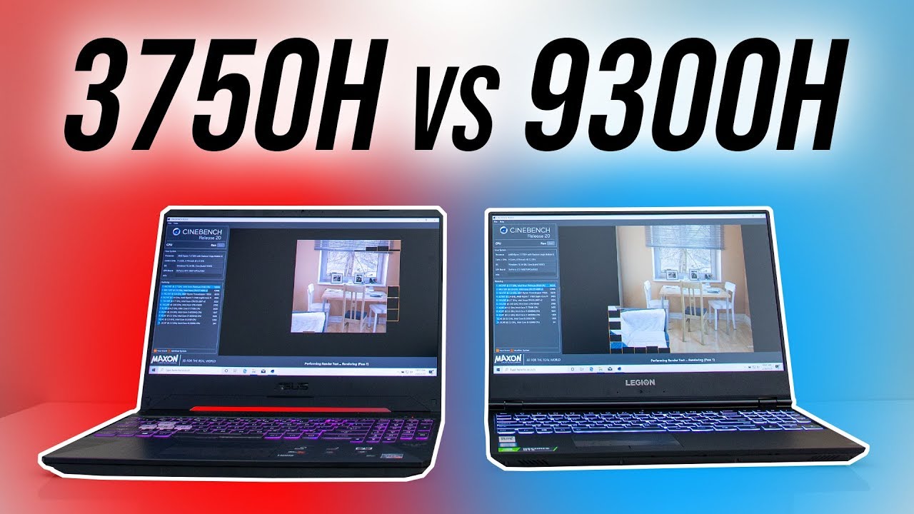 Intel i59300H vs Ryzen 7 3750H Laptop CPU Comparison