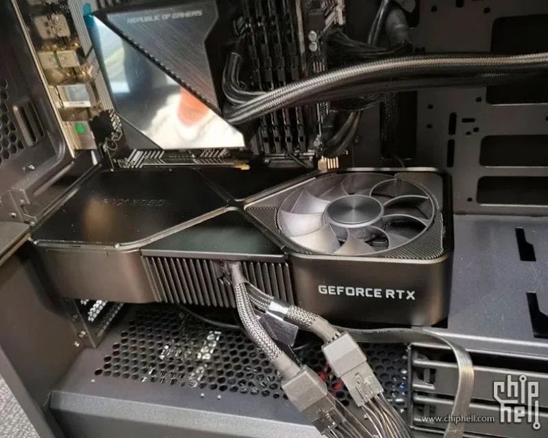 NVIDIA GeForce RTX 3090 Pictured Inside Standard ATX Case
