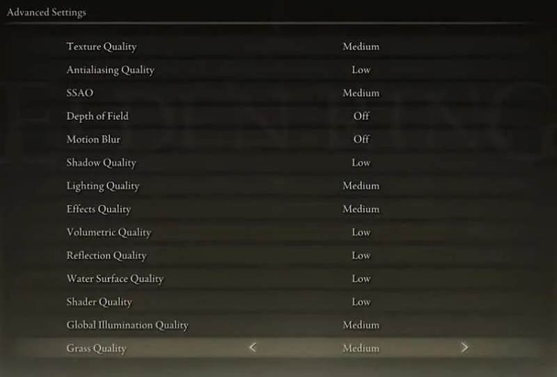 Elden Ring Best Graphics Settings for PC