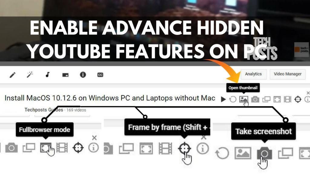 How to Add more Controls on YouTube and Enable Hidden YouTube Features