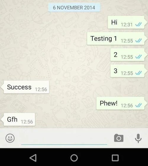 WhatsApp Now Confirms 'Message Read' Status with Blue Colored Tick