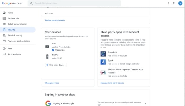 How to revoke thirdparty access to your Google account TechPP