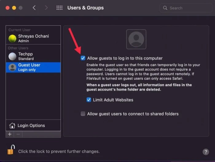 How to Remove User from Mac [Standard, Admin and Guest Users] TechPP