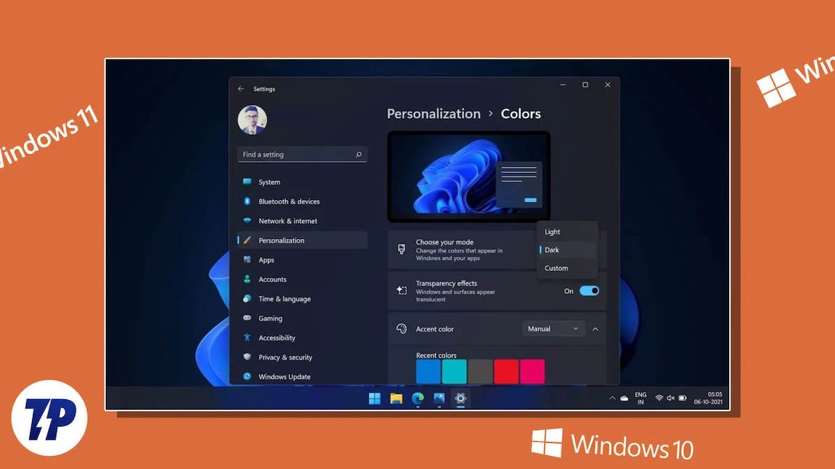 How to Schedule Dark Mode on Windows 10 and Windows 11 TechPP