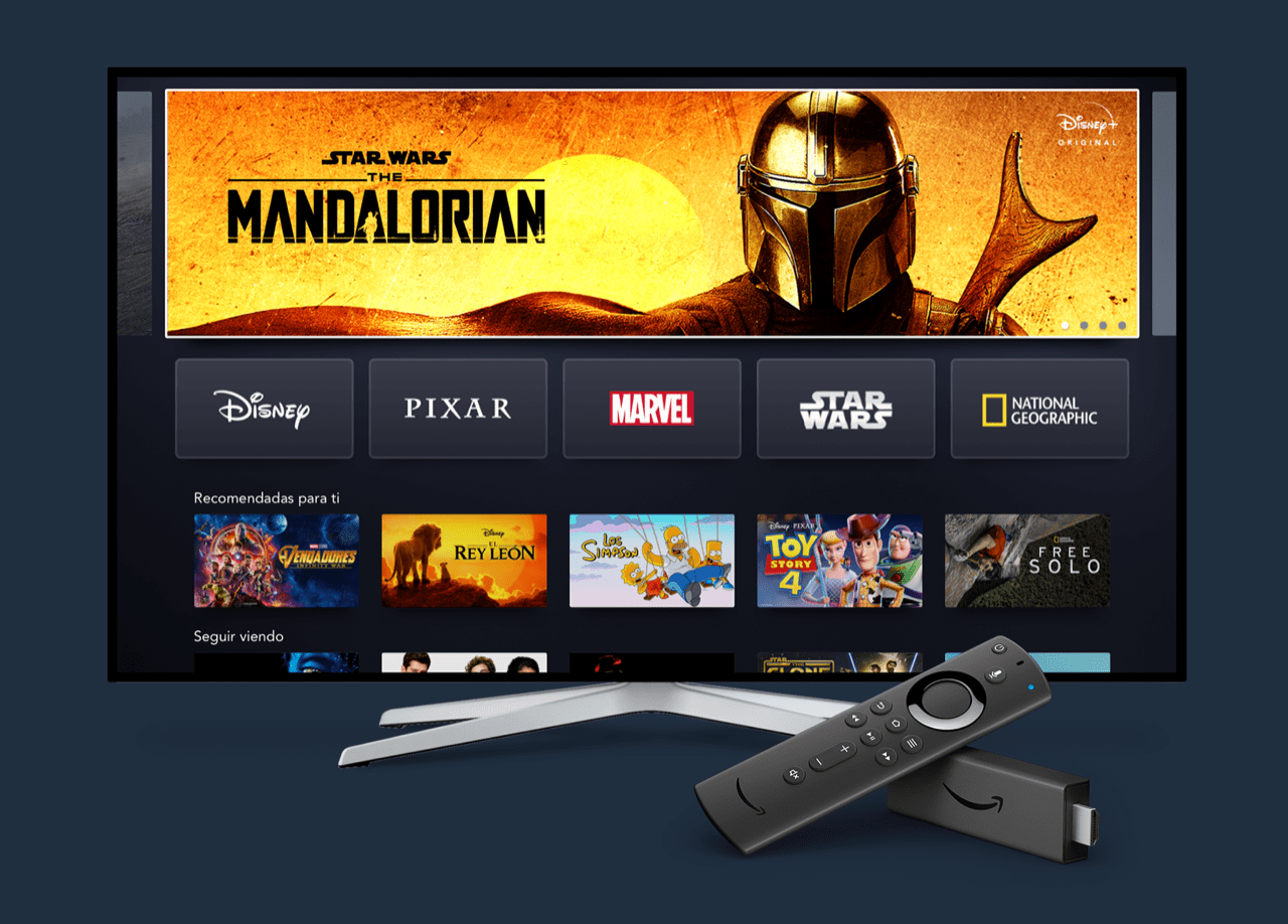 Disney+ Plus e Amazon Fire TV Stick è compatibilità ufficia...