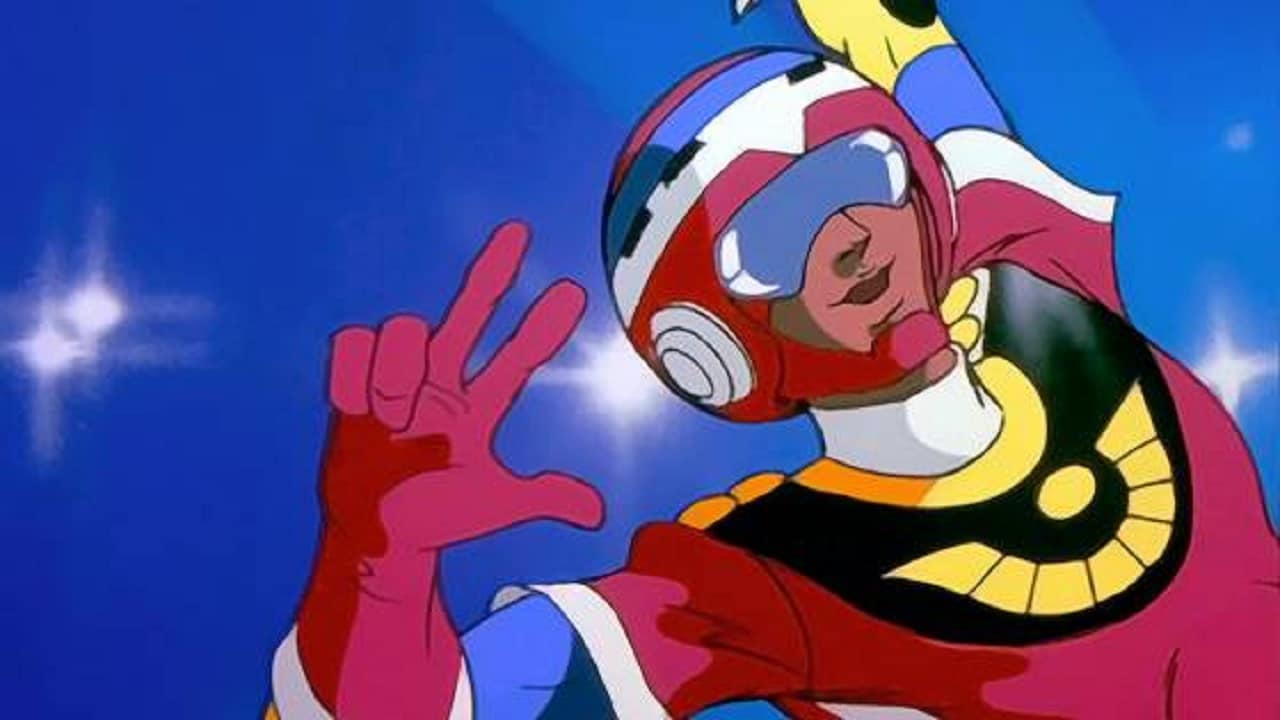 Muteking l'anime col guerriero sui pattini a rotelle...