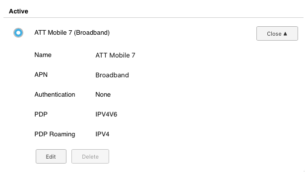 AT&T LTE apn settings for techjournal hotspot