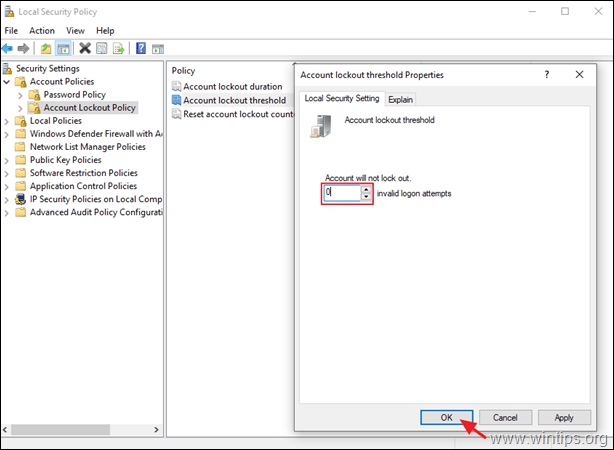 FIX The referenced account is currently locked out and may not be
