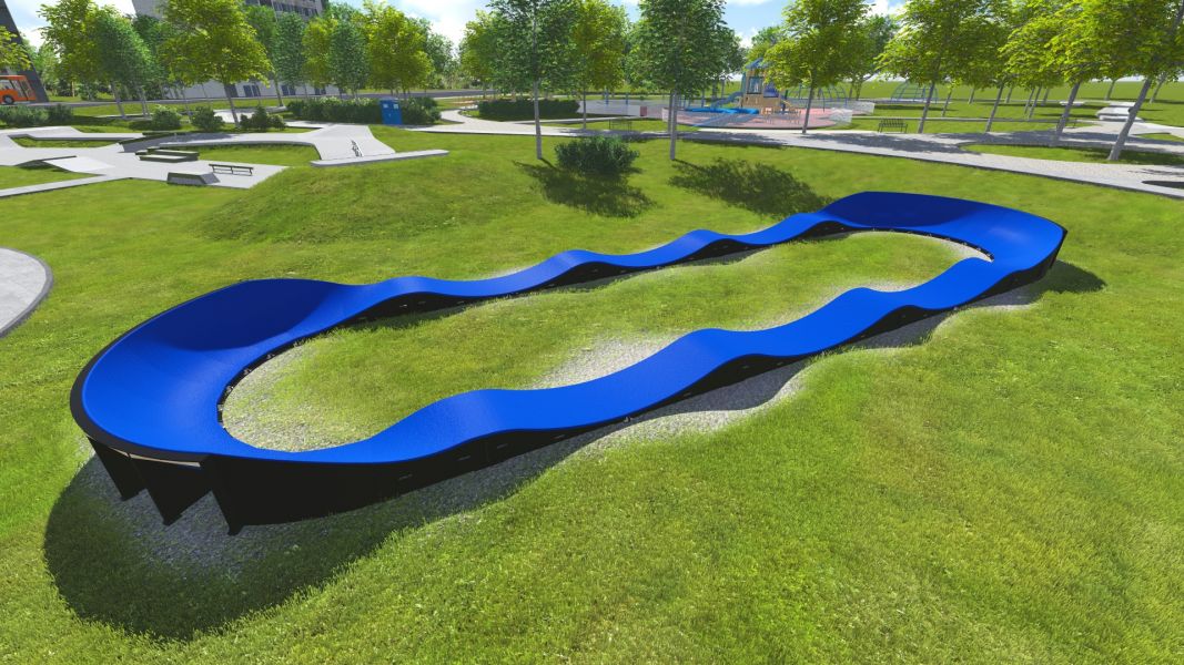 Modular Pumptrack PC2 Skateparks ejemplares Diseño y construcción
