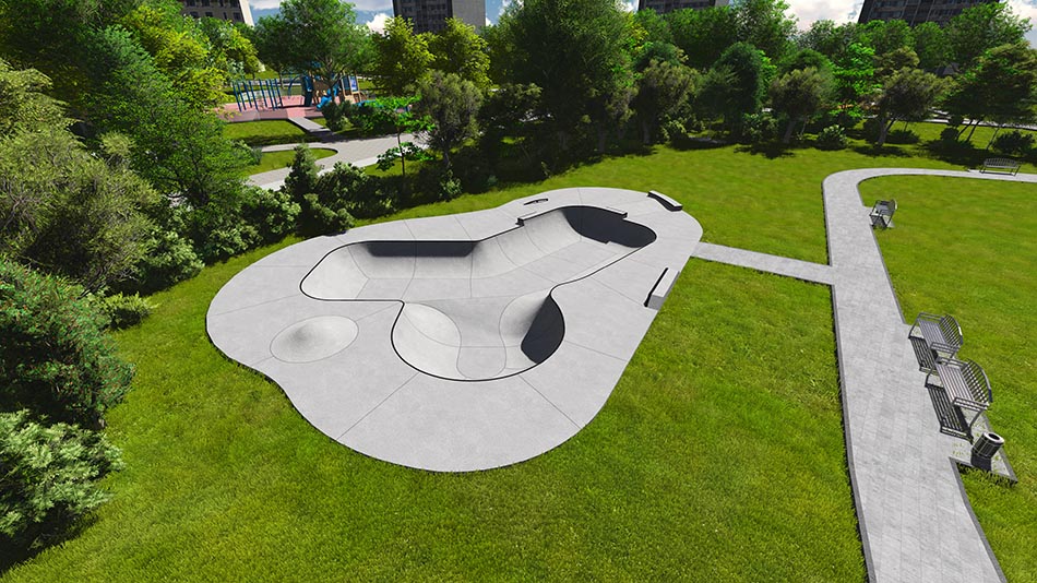 Sample concrete skatepark 390113 Exemplary Skateparks Design and construction of modular and