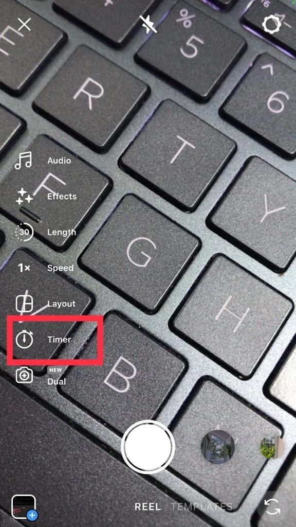 How To Set Timer On Instagram Camera?