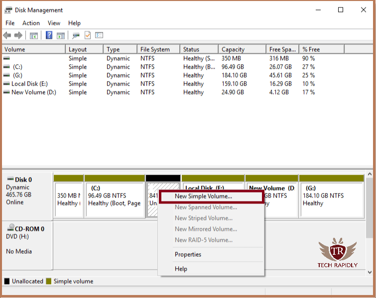 How to Create a Partition a hard drive windows 10 without losing data