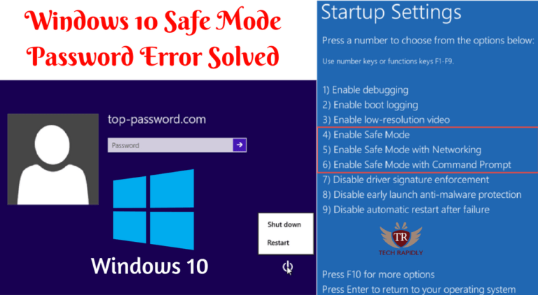 Windows 10 Safe Mode Password Incorrect Solution [100Fixed]