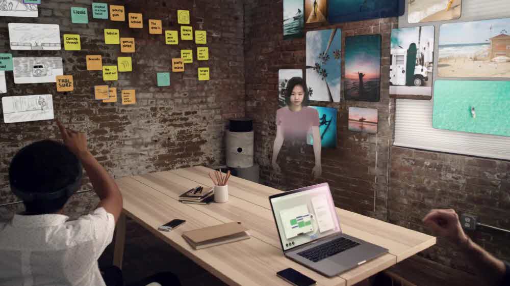 AR office "remote collaboration as augmented reality " Techrecipe