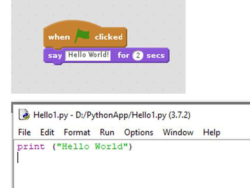 Making the jump from Scratch to Python TechResort