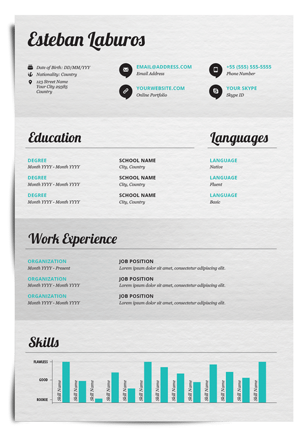 55+ Amazing Graphic Design Resume Templates to Win Jobs
