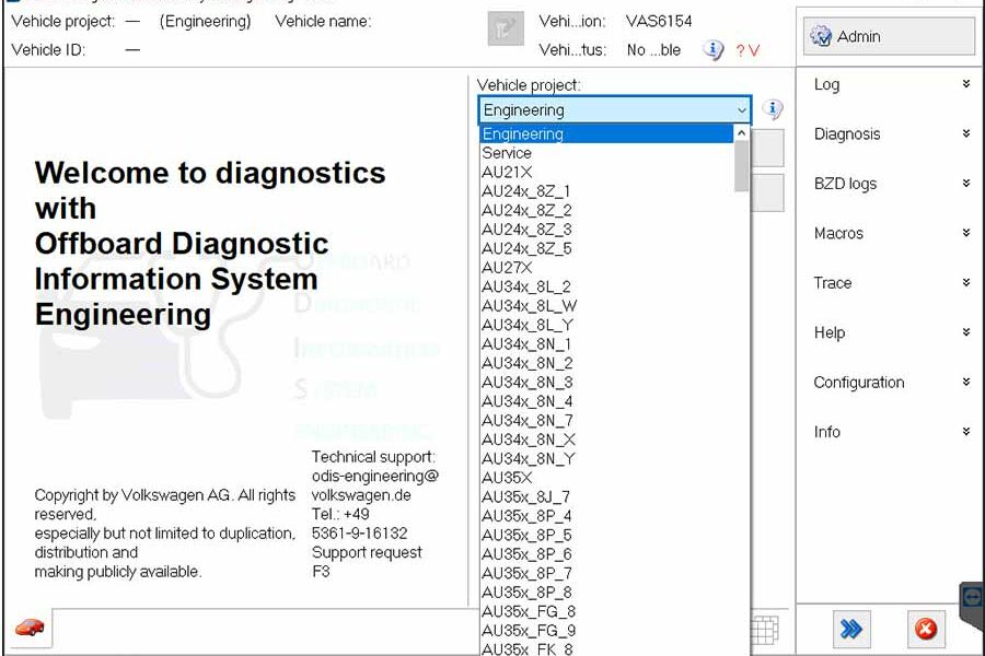 ODIS VW Audi and Volkswagen Diagnostic Software