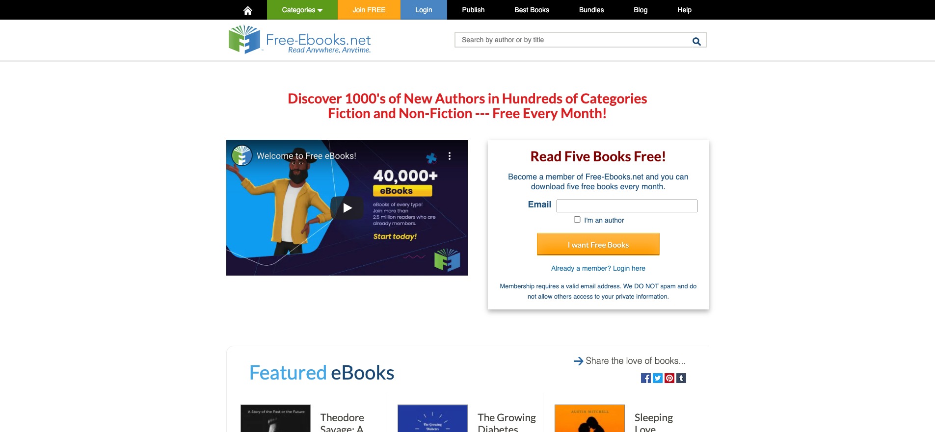 19 Best sites to Download Free eBooks