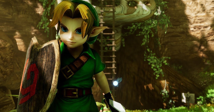 So sieht "Zelda: Ocarina of Time" in der Unreal Engine 4 aus