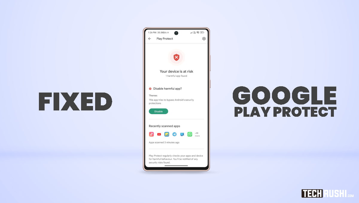 How to Fix Xiaomi Themes APP got blocked by Google Play Protect TechRushi