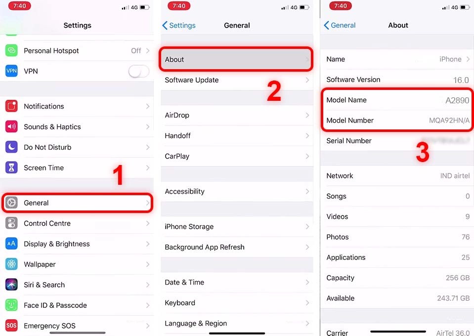 How to Check iPhone Model Country [Using Name and Number] TechRushi