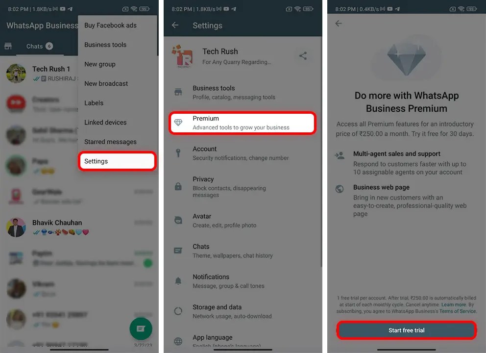 WhatsApp Business Premium What? How much? How to get it charles