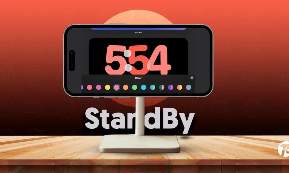 iOS 17 How to Change Clock Style in Standby Mode TechRushi