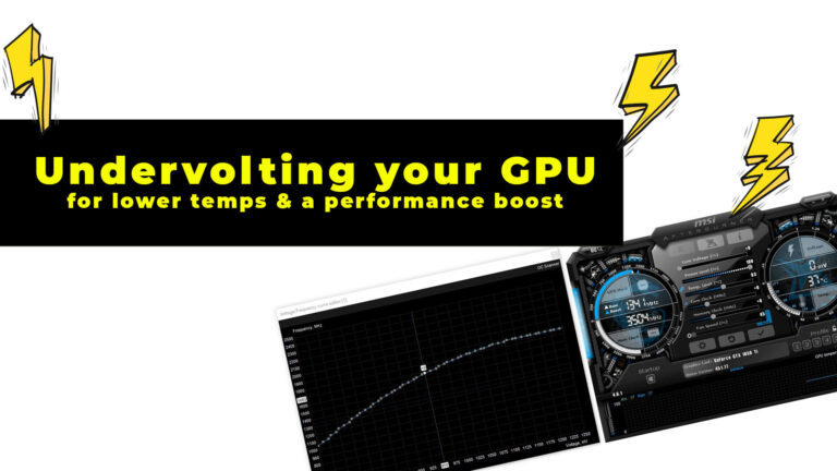 How to undervolt your GPU free performance boost and lower temps