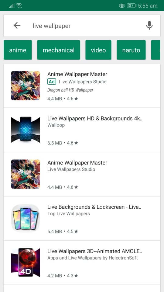 How to Install Animated or Live Wallpaper on Android Smartphones?