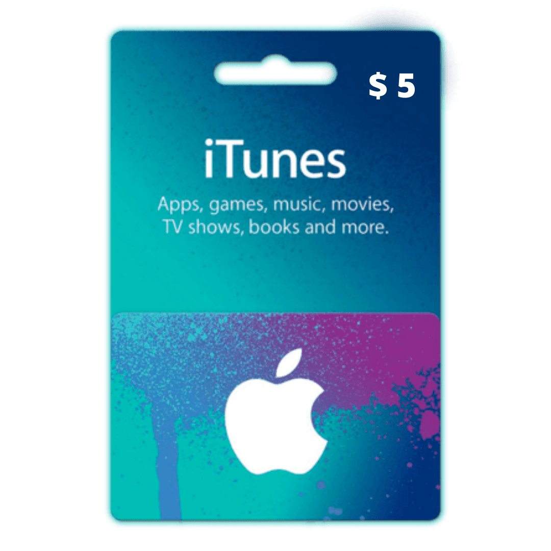 iTunes Gift Card 5 Instant Delivery TechSansar