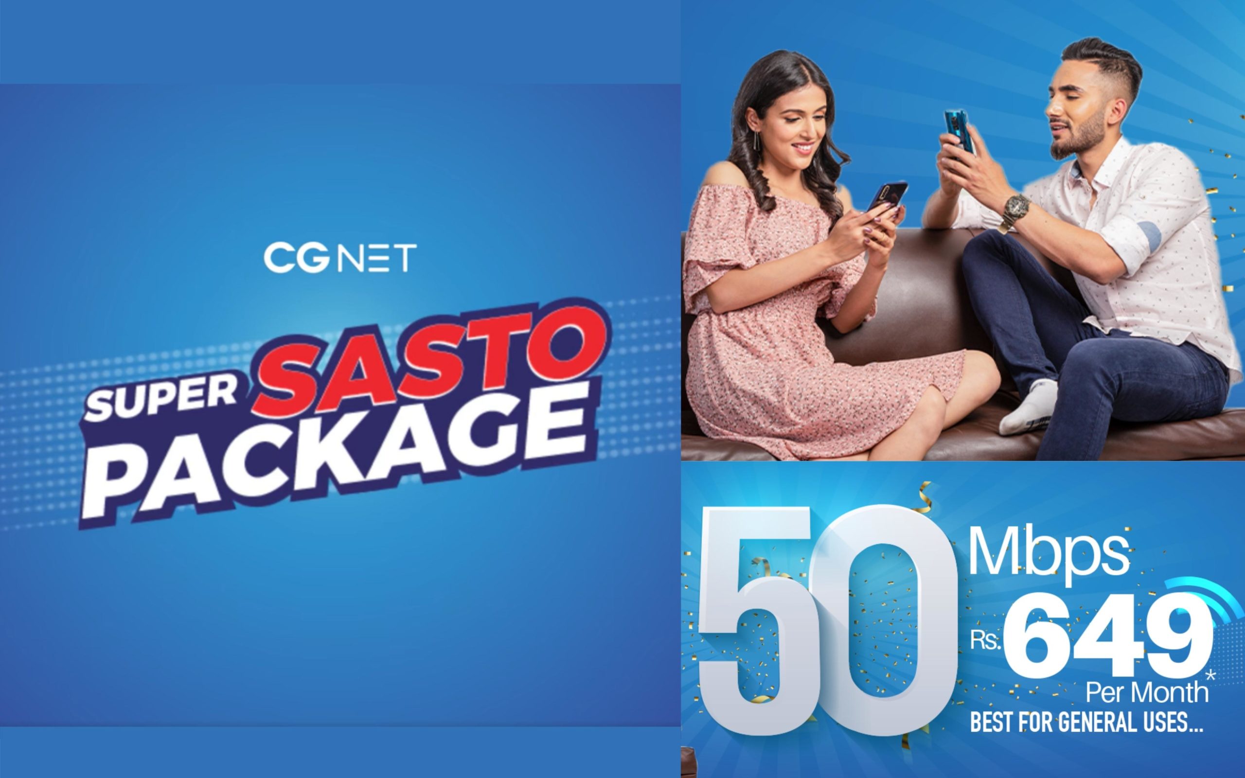 CG Net introduces an affordable 50 Mbps package TechSathi