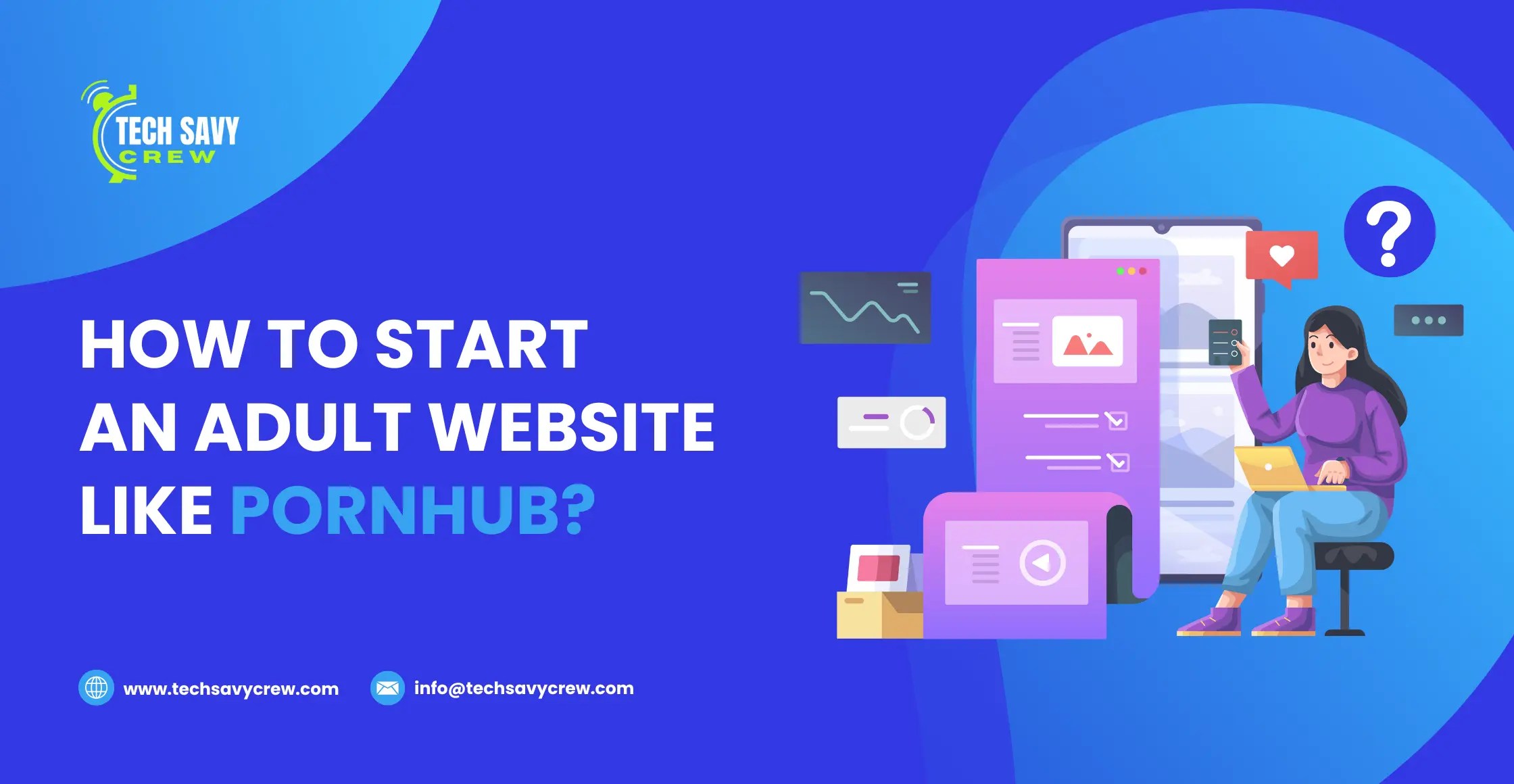 How to Start an Adult Website like Pornhub?