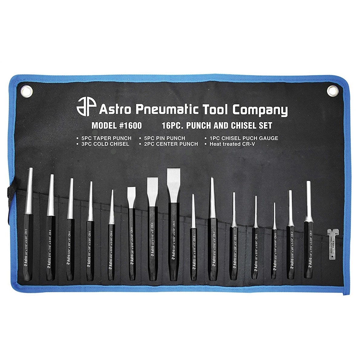 16 Piece Punch and Chisel Set Techs Choice Tools & Equipment