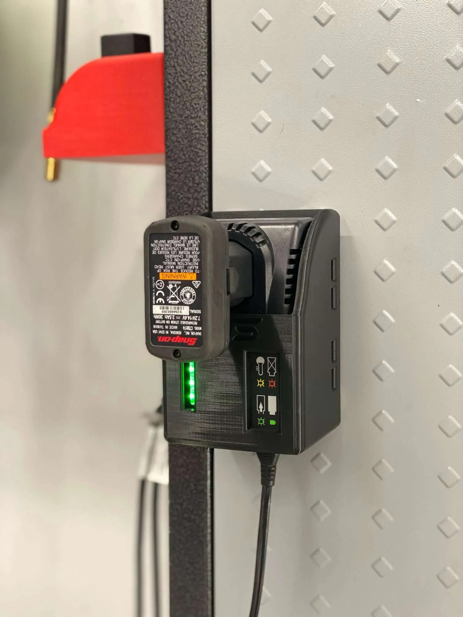 Snap-On Magnetic Battery Charger Holder - Free Shipping!