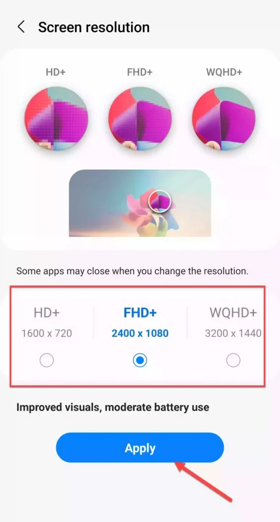 How to Change the Screen Resolution on Galaxy S22, S22+ & Ultra