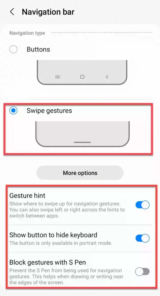 How to Customize Navigation Bar on Samsung Galaxy S22 Plus/Ultra