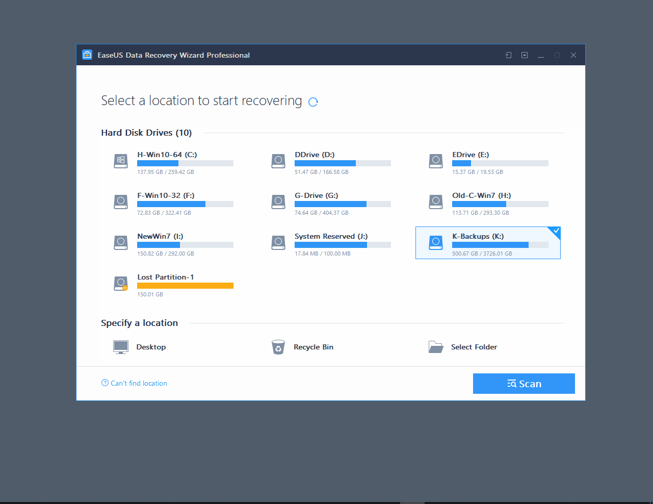 EaseUS Data Recovery Wizard 14.0 Technician for Windows TechShare