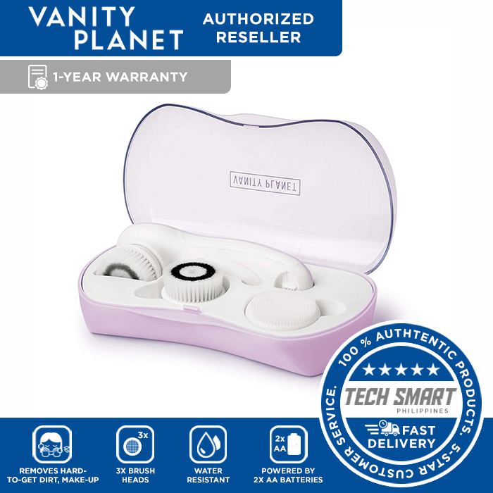 Vanity Ultimate Skin Spa Facial Cleansing Brush, Not Your Mom's Purple Tech Smart