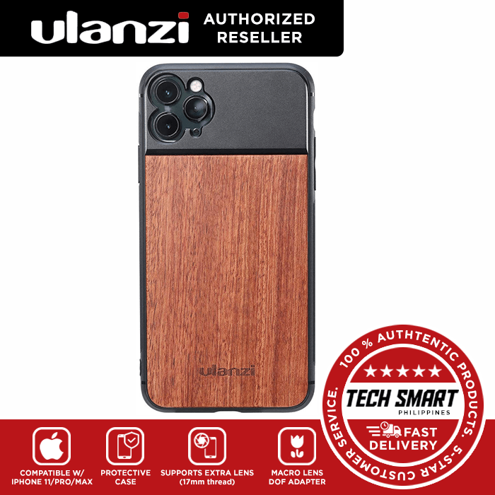 ULANZI Wood Phone Case Support Extra Camera Lens (17mm Diameter