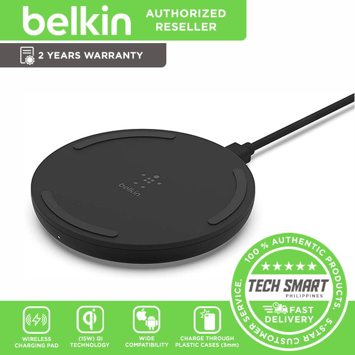 Belkin Wireless Charger 15W (Wireless Charging Pad for iPhone SE, 11
