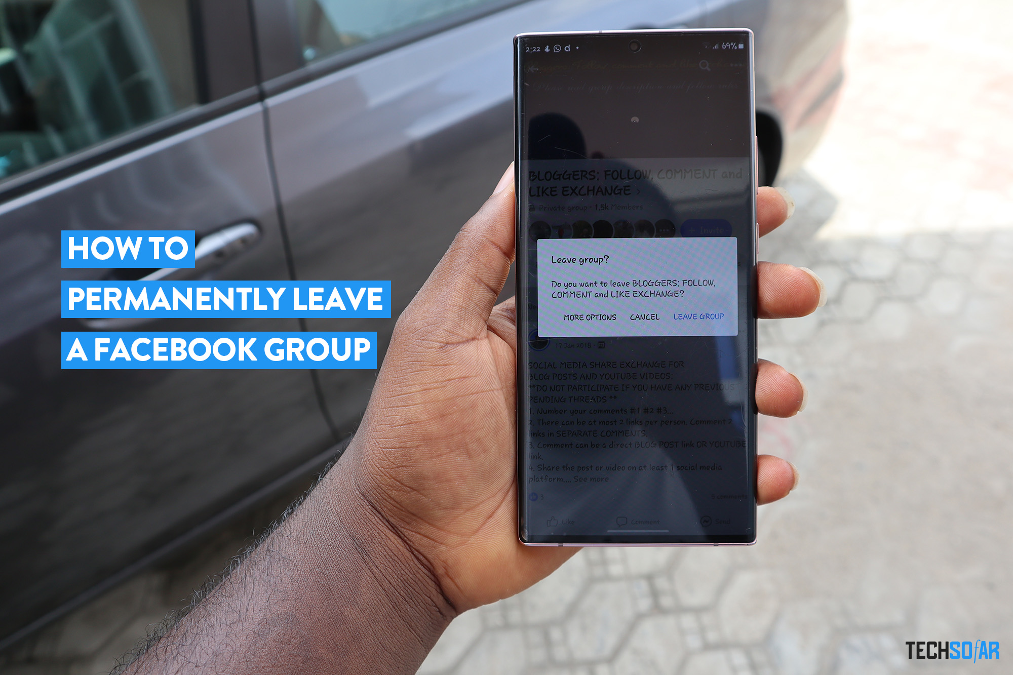 How to Permanently Leave A Facebook Group (2021) TechSoFar